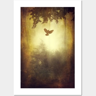 Weltschmerz - Surreal Misty Forest Scenery Posters and Art